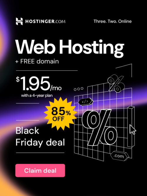Best Black Friday web hosting deals 2026 offer