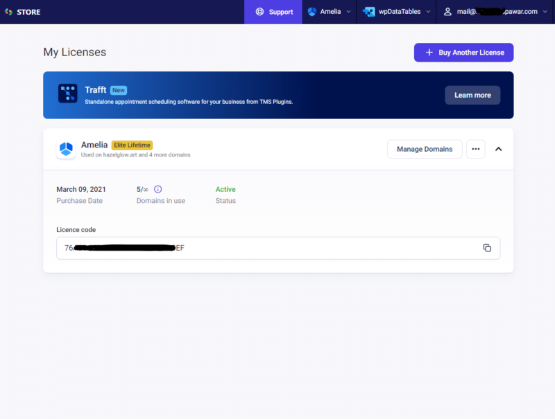 WP-Amelia-Dashboard.png WP Amelia Elite Appointmet Booking Plugin with Lifetime License WordPress Install